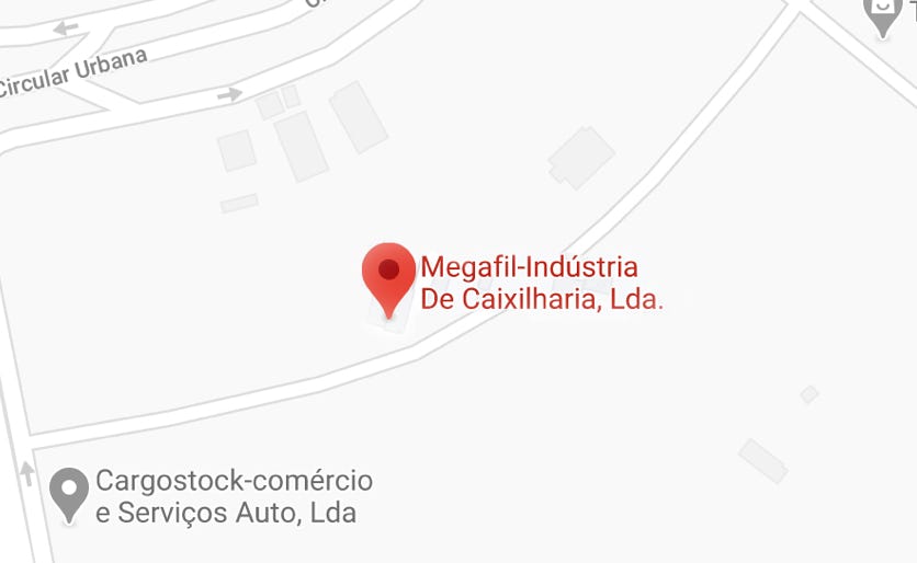 Localização da Megafil Indústria de Caixilharia Lda. em Almeirim