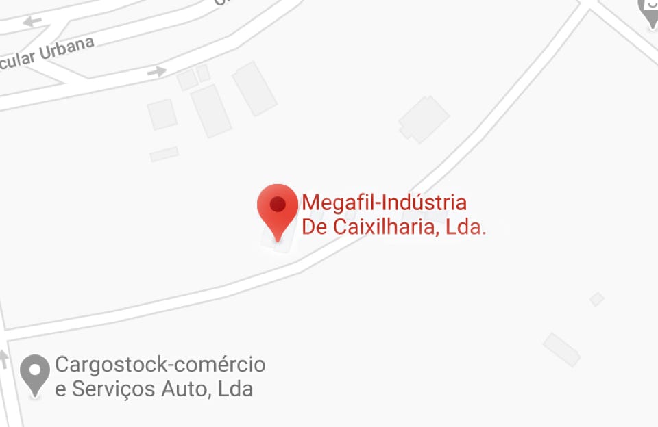 Localização da Megafil Indústria de Caixilharia Lda. em Almeirim